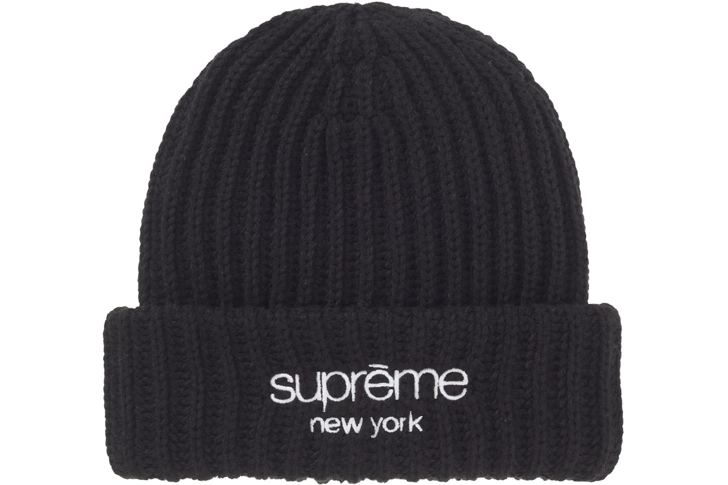 Chunky Rib Logo Beanie