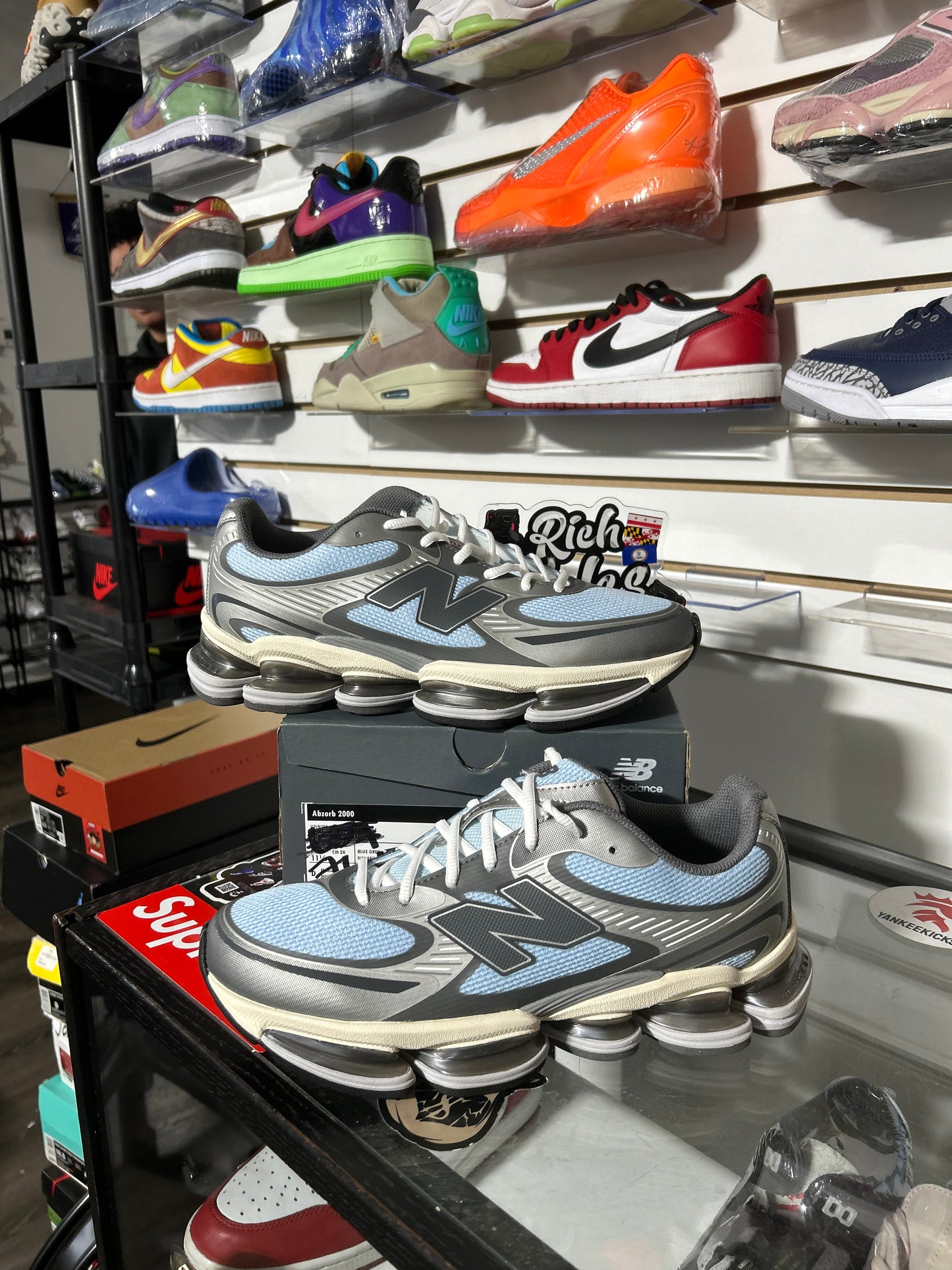 Blue Grey Cream 2000