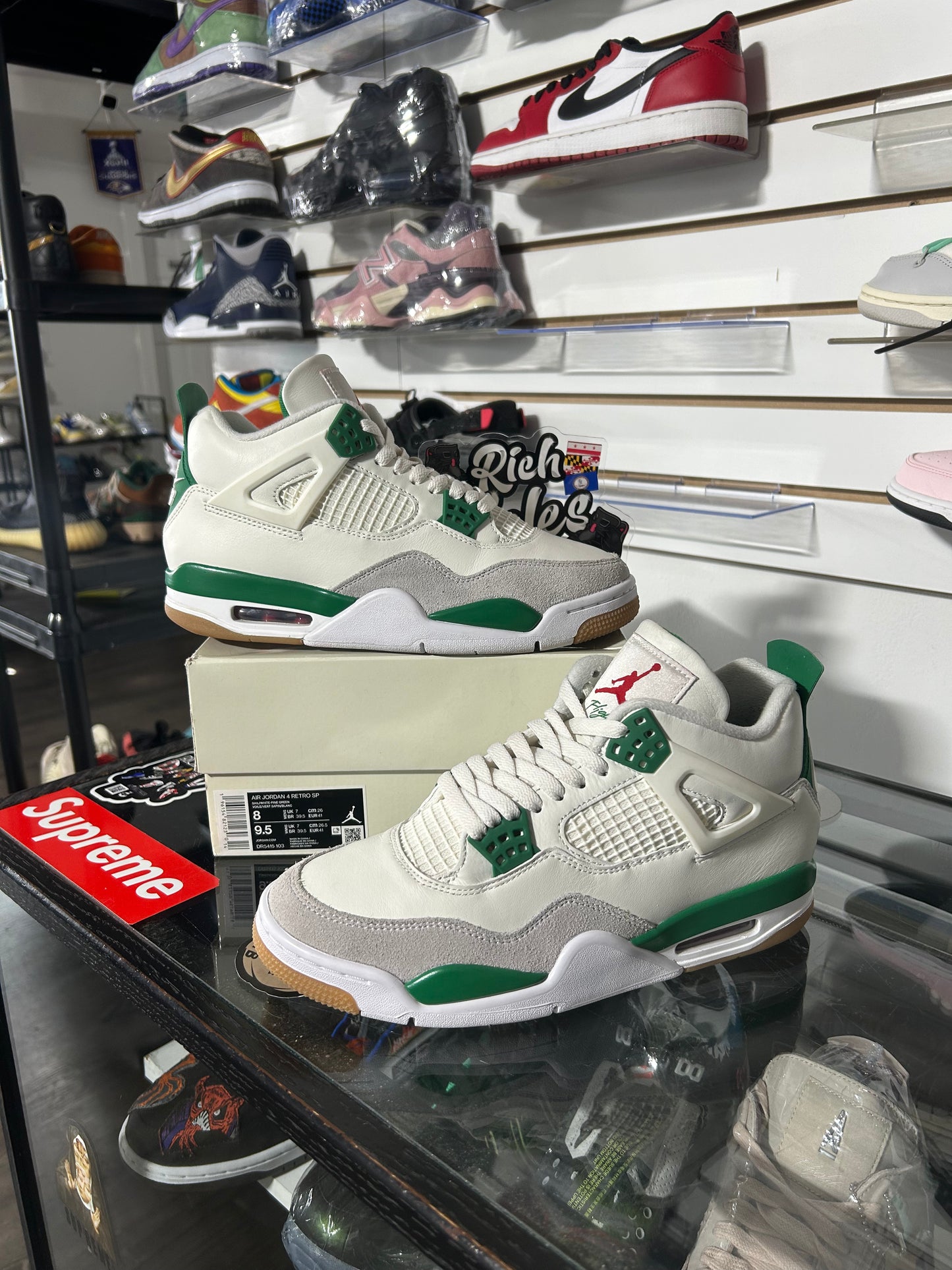 Pine Green 4’s