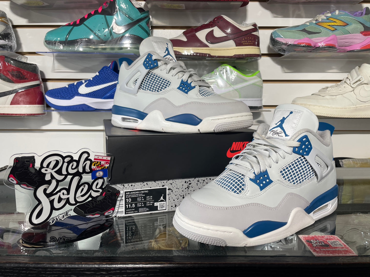 Miltary Blue 4’s