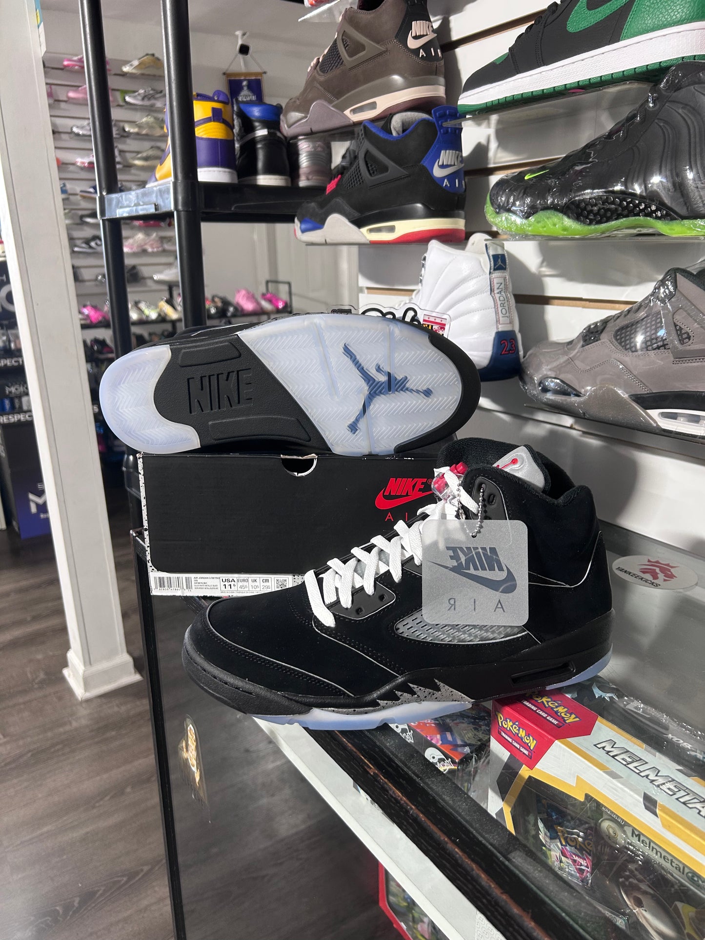 Reimagined Black Metallic 5’s