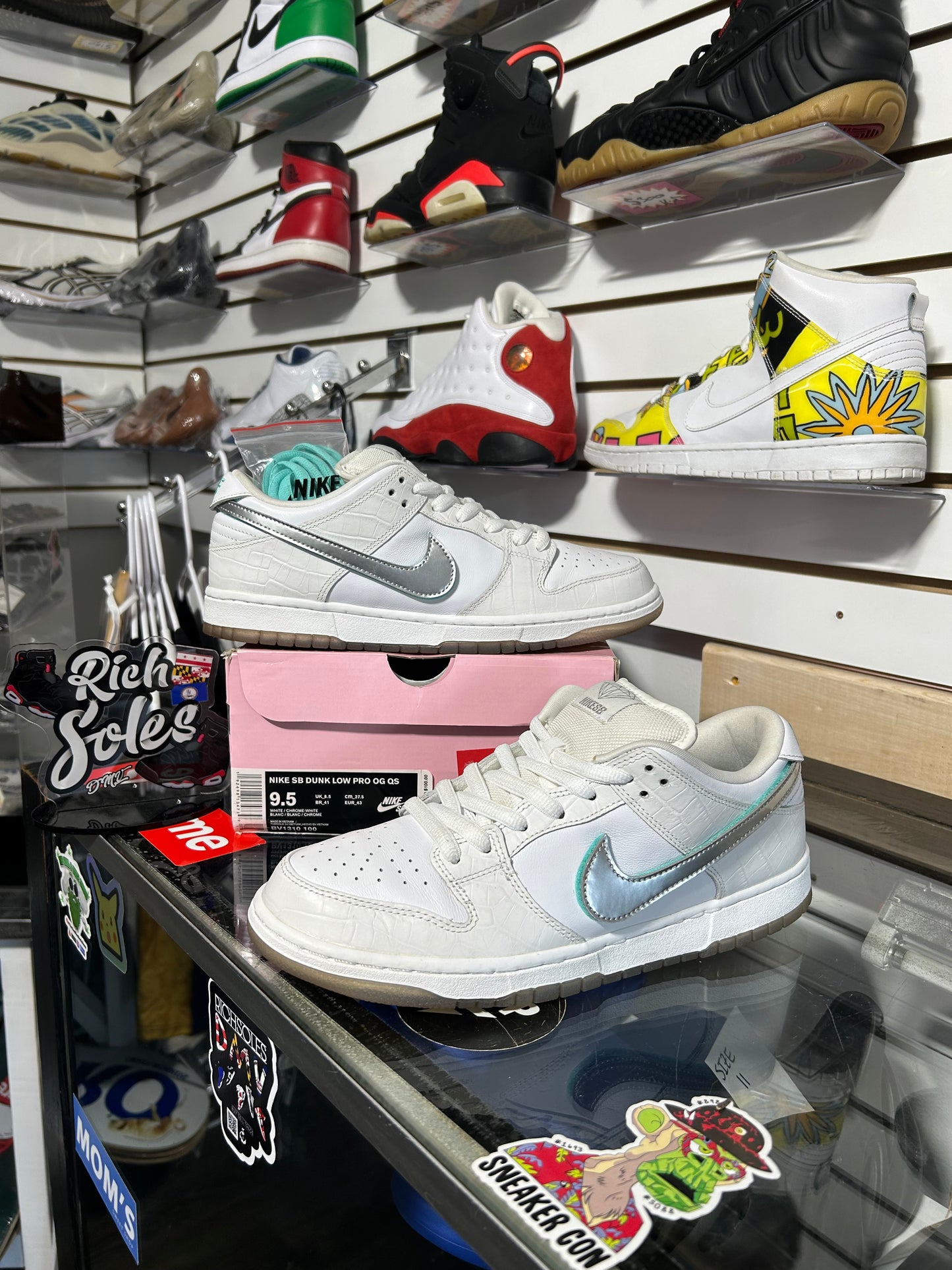 Diamond Supply Co. SB’s. ‘White Diamond’