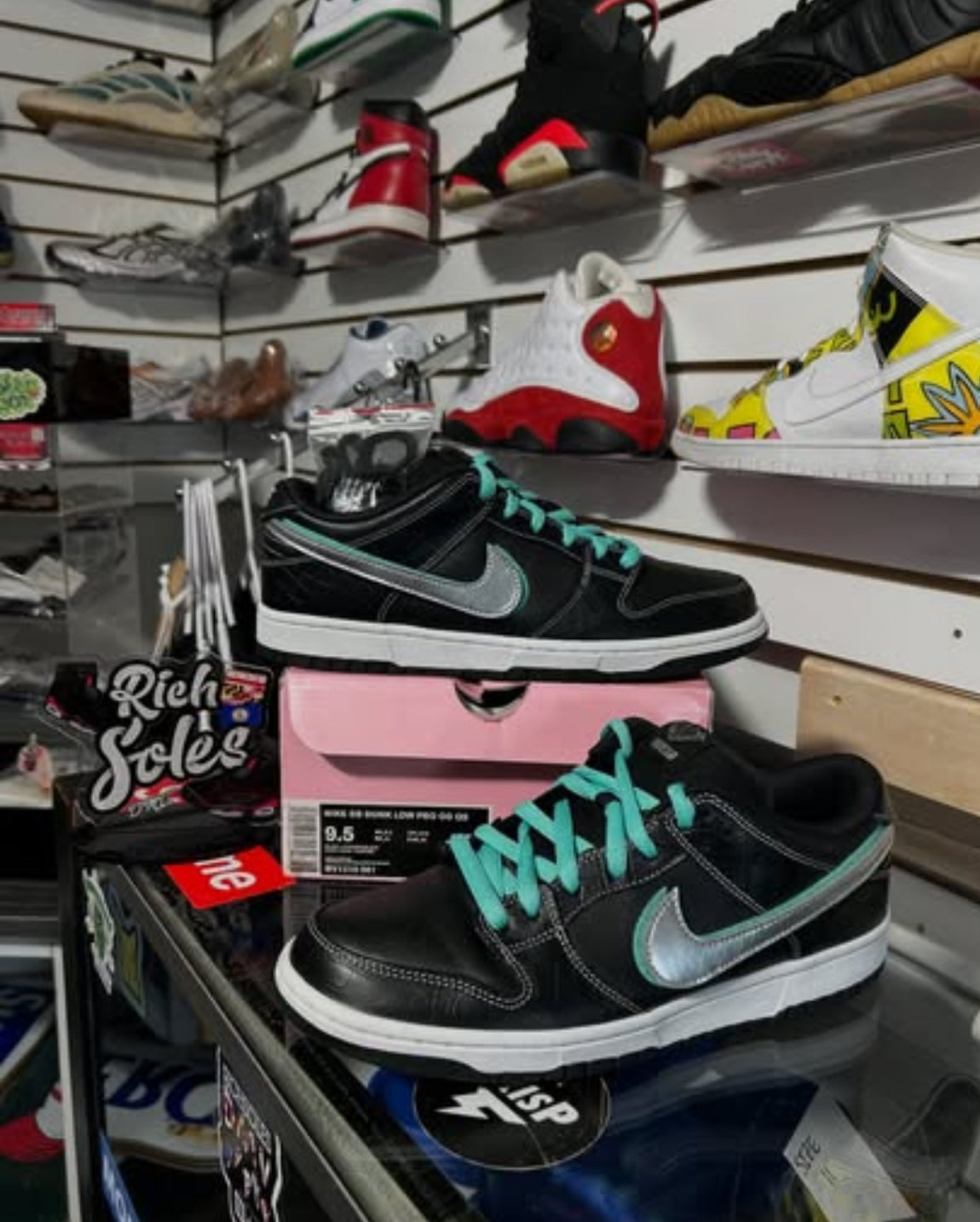 Diamond Supply Co. SB’s. ‘Black Diamond’