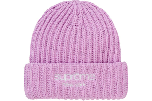 Chunky Rib Logo Beanie