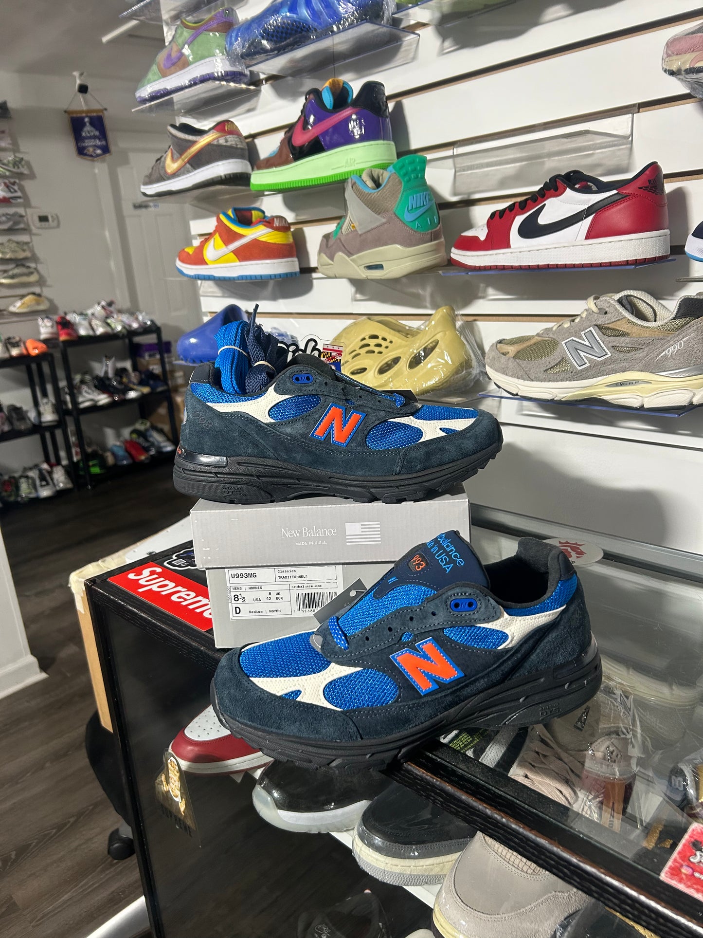 Kith Madison Square Garden Navy 993’s