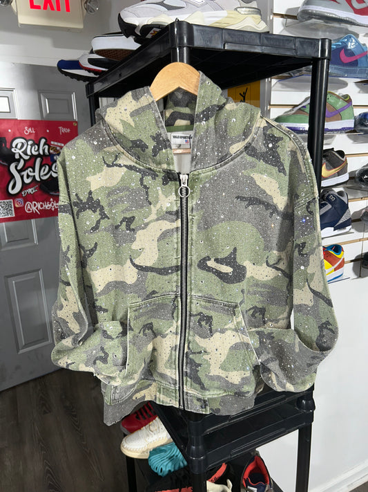 Crystal Camo Zip Up