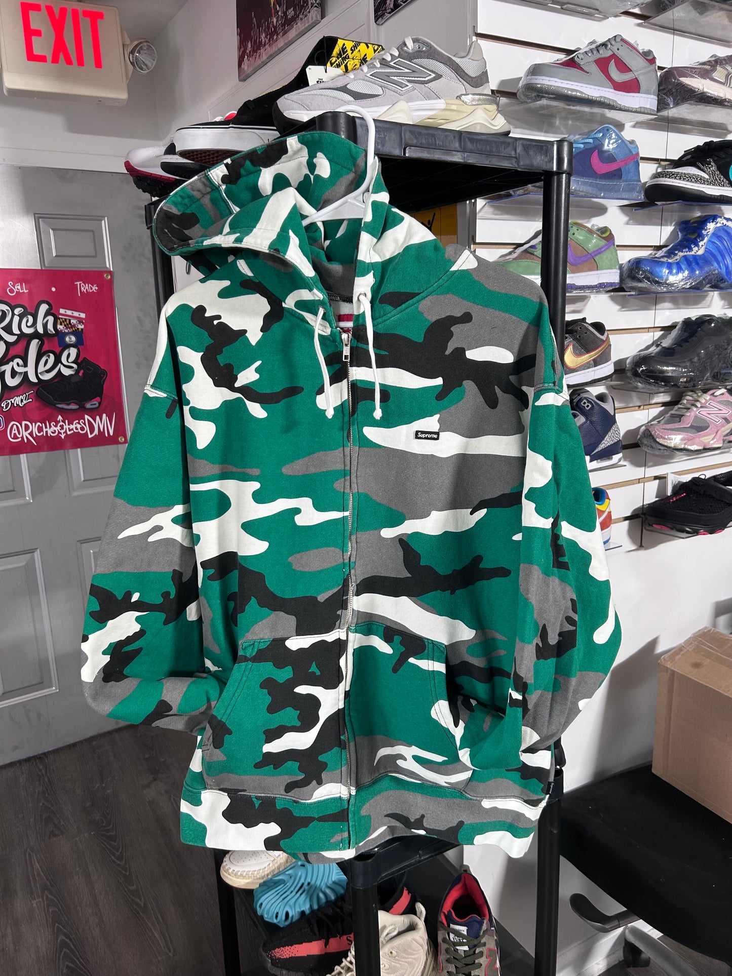 Small Box Logo ‘Green Camo’