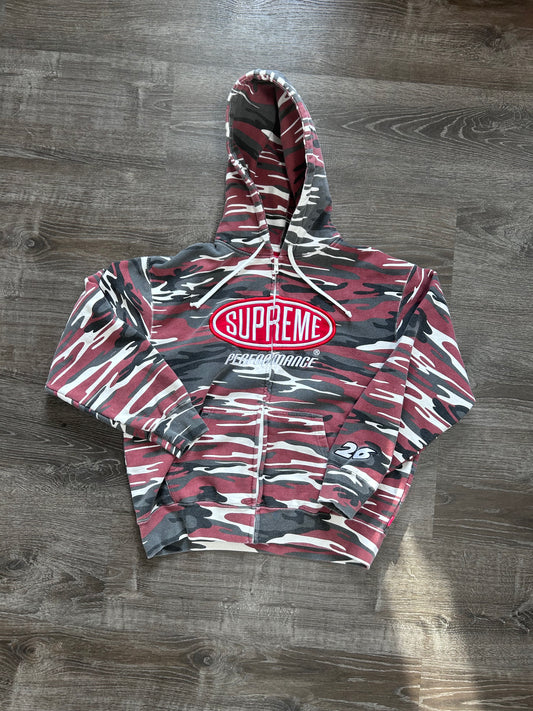 Performance Zip Up ‘Red Camo’