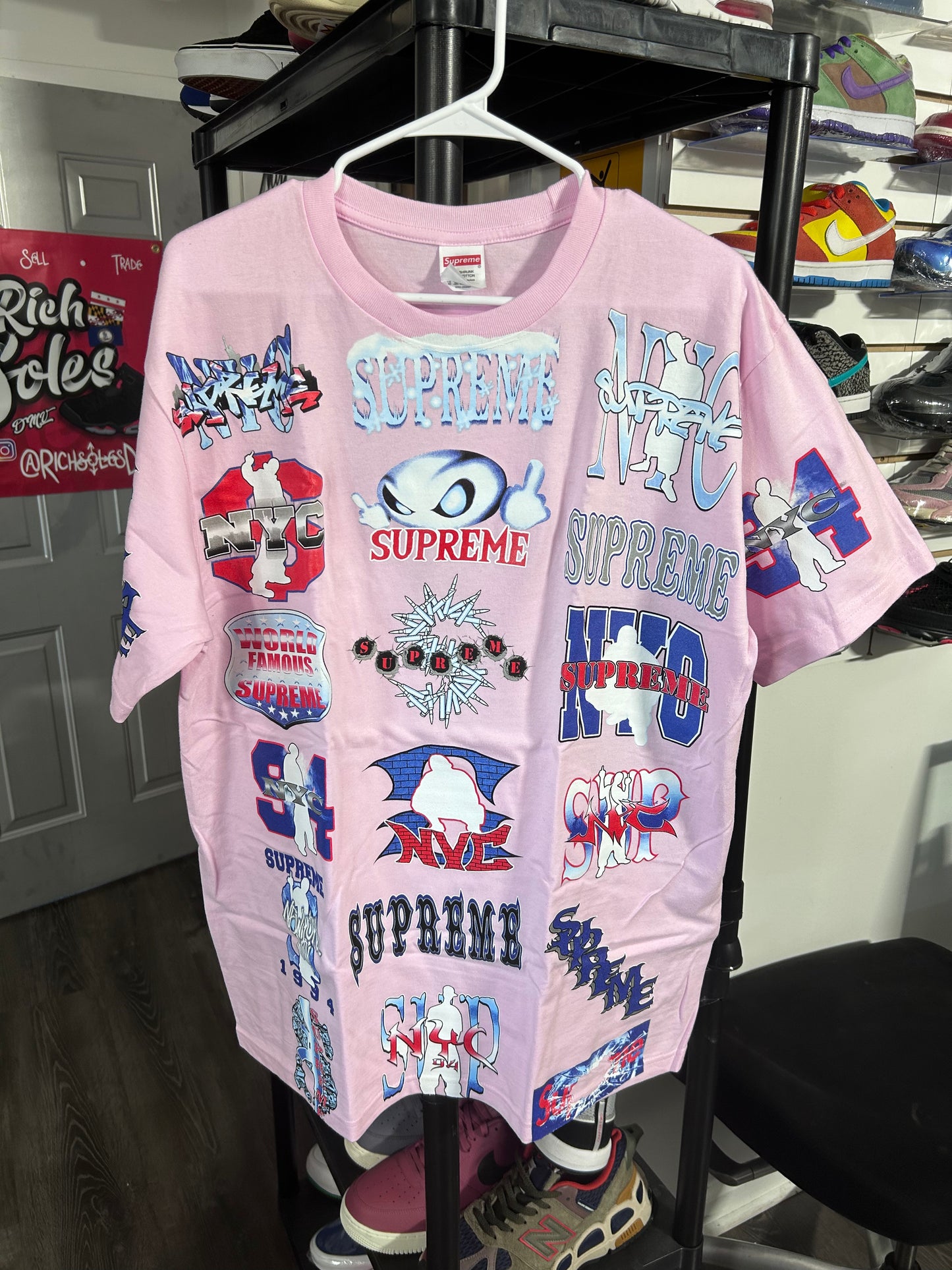 Flash Tee ‘Light Pink’