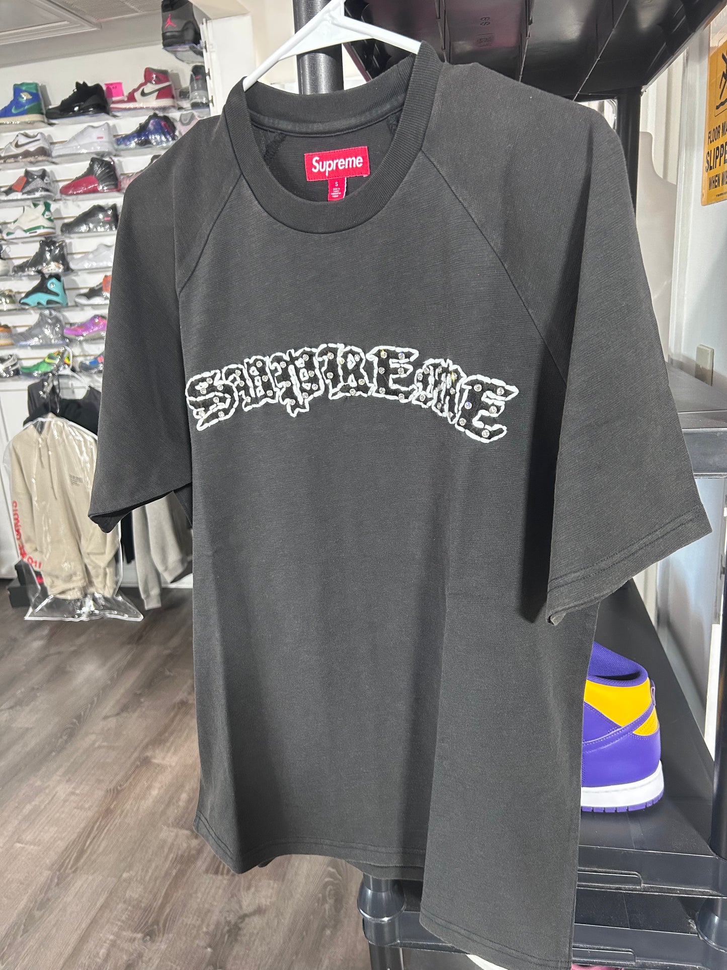 Rhinestone Raglan S/S Top