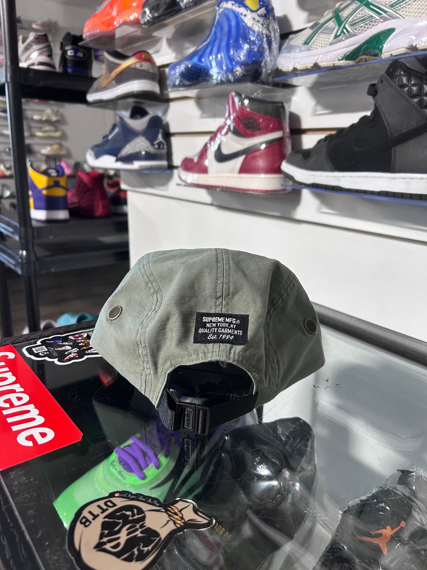 Miltary Camp Cap ‘Olive’