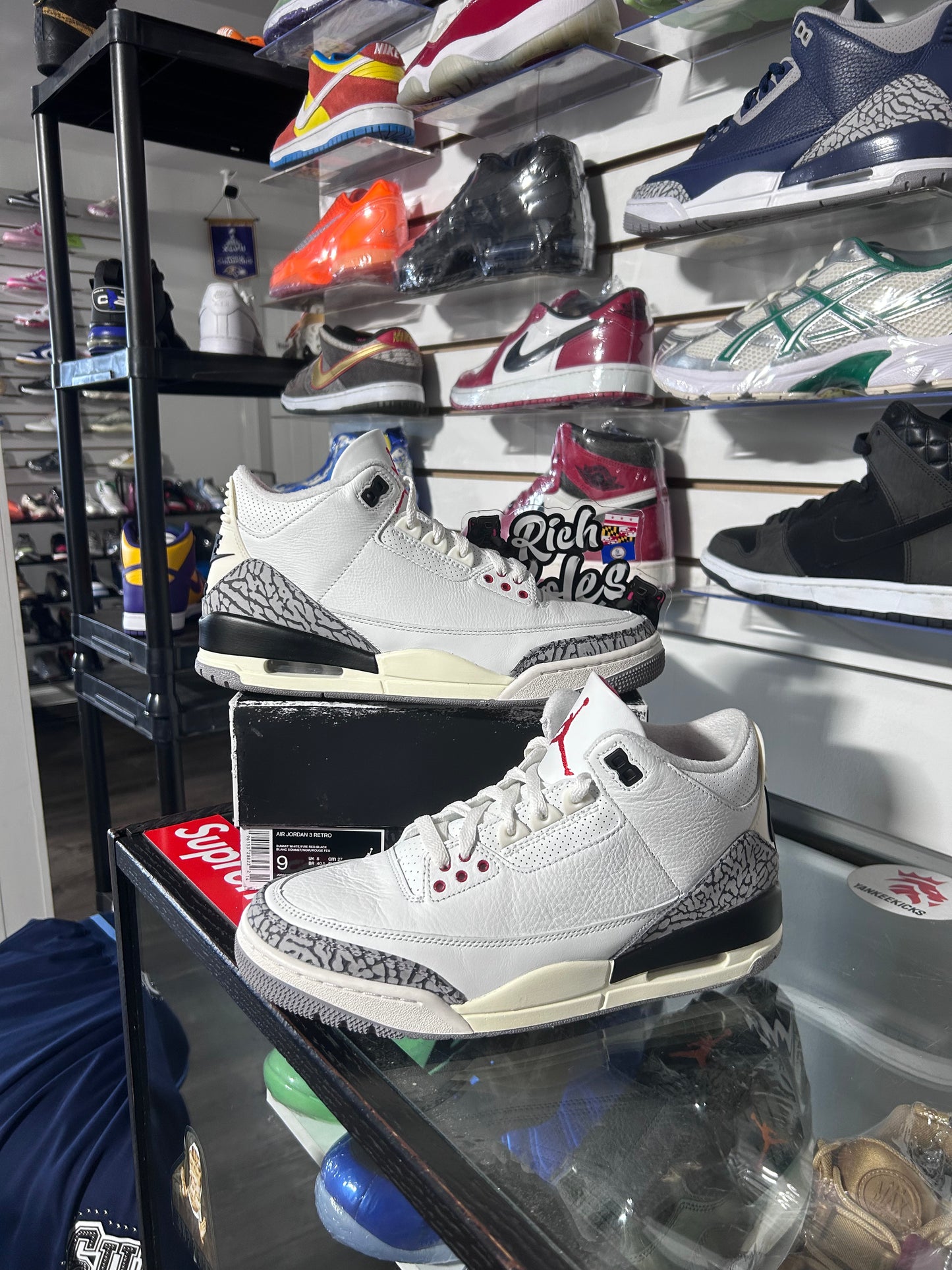 Reimagined White Cement 3’s