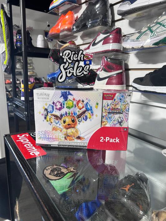 Prismatic Evolutions 2-Pack Trainer Box and Booster Bundle