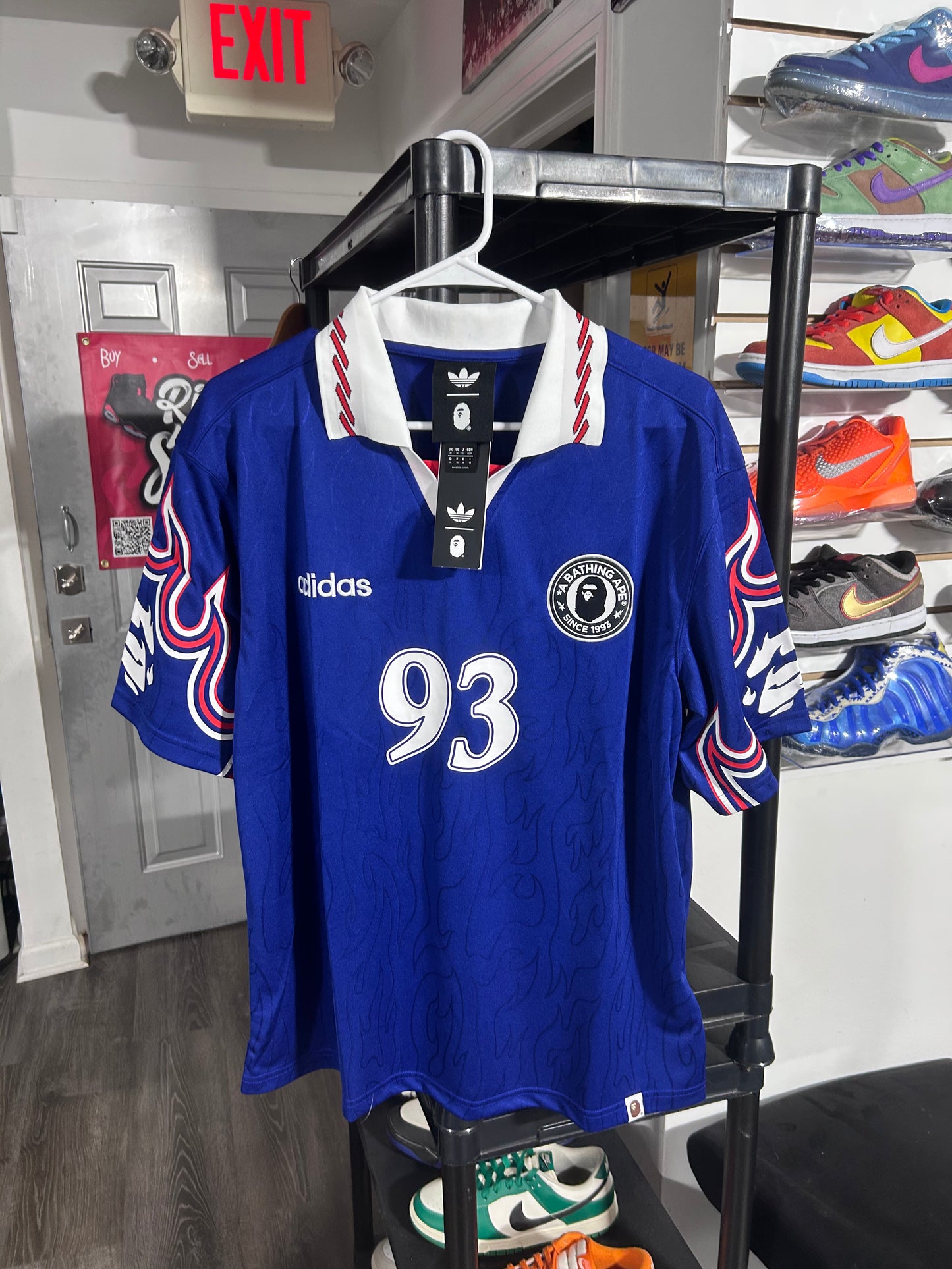 BAPE Flames Jersey
