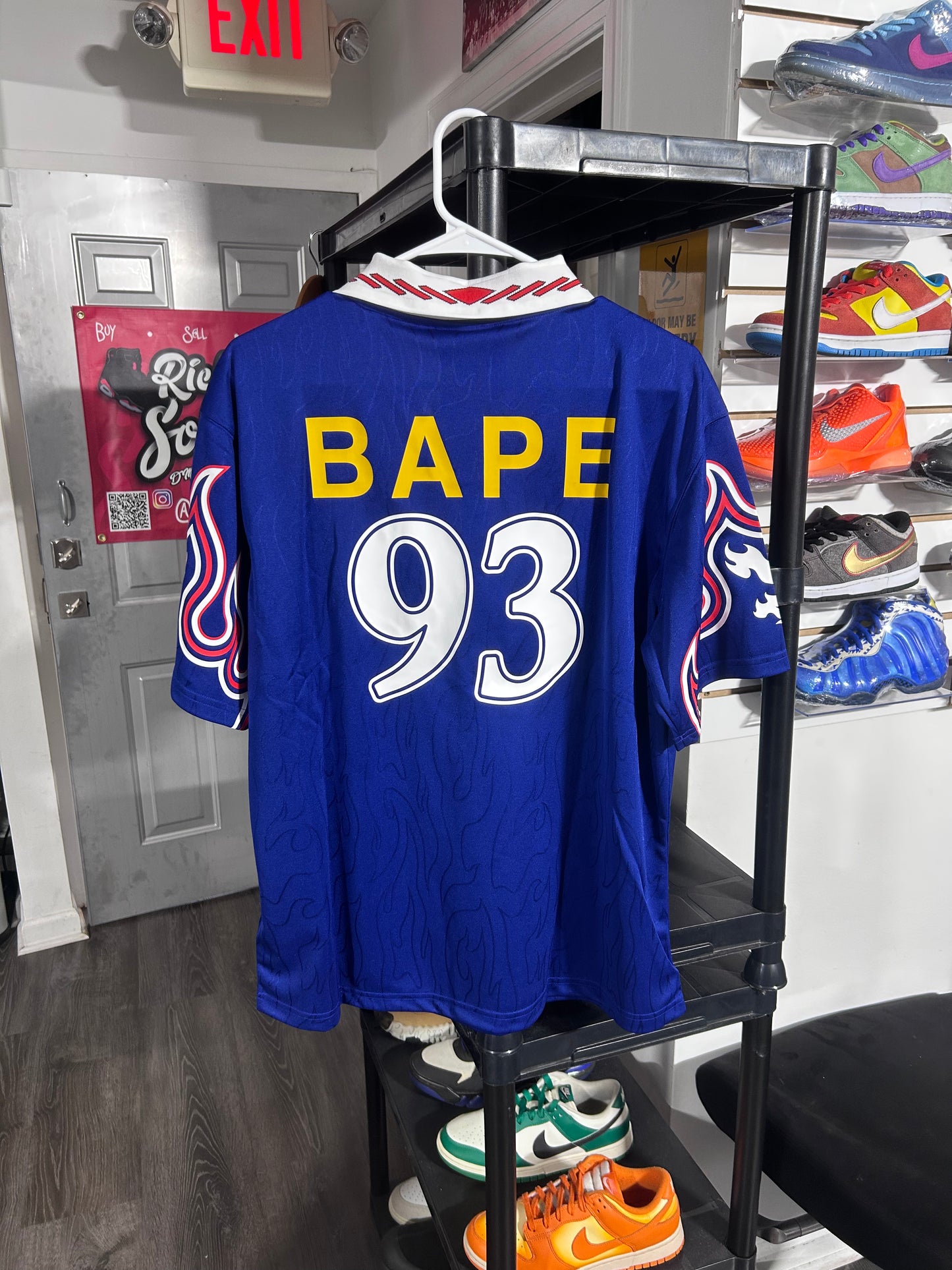 BAPE Flames Jersey