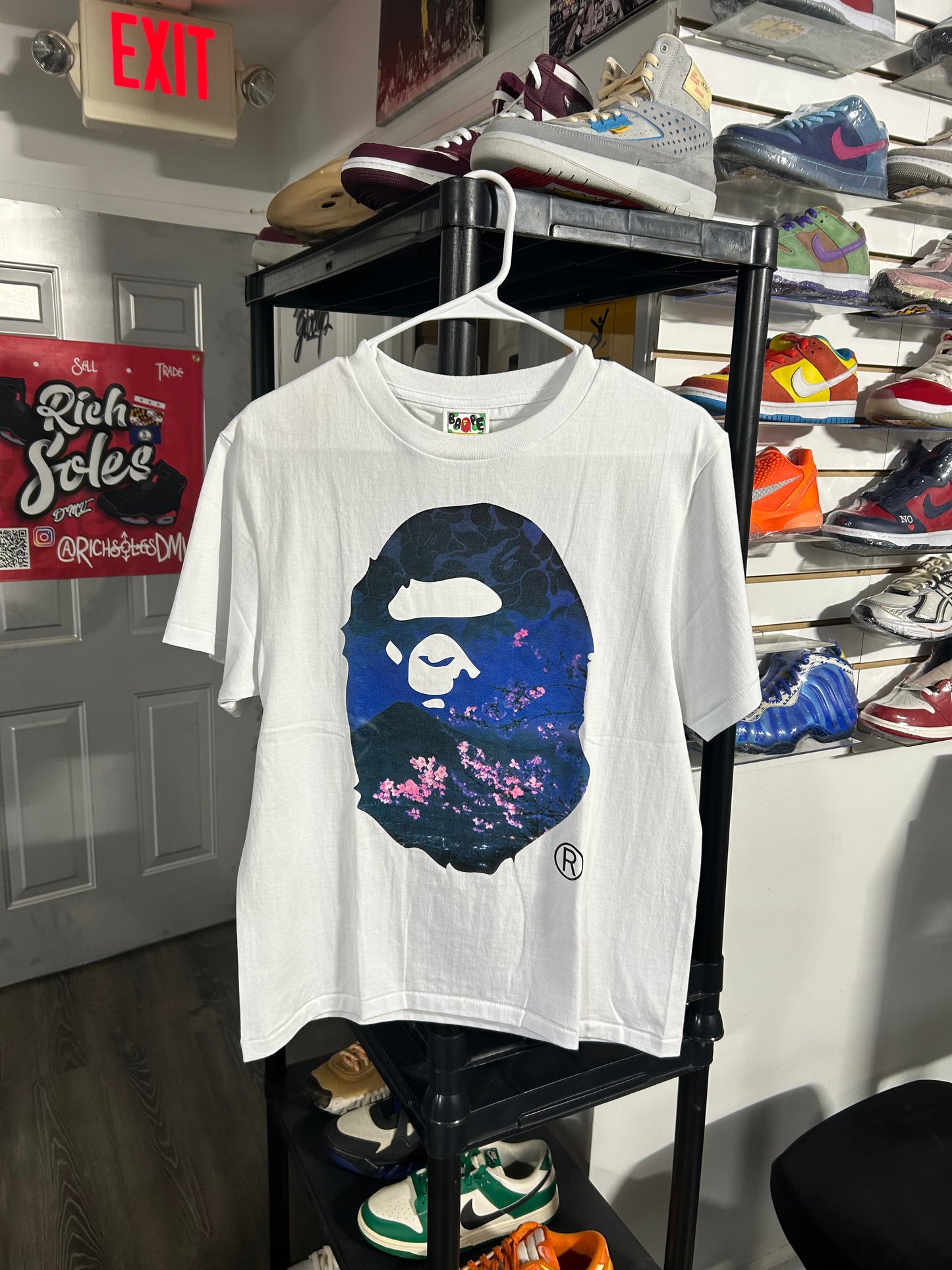 Sakura Photo Ape Head Tee