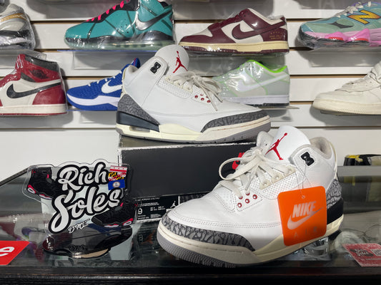 Reimagined White Cement 3’s